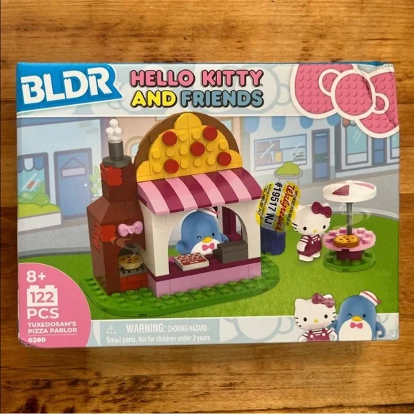 BLDR Hello Kitty Tuxedo Sam’s Pizza Parlor Building Set - Picture 2 of 5